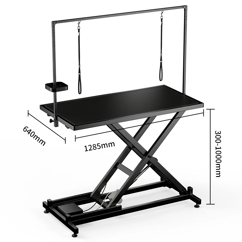 Hot Sale Large Pet Canine Dog Grooming Table USB Socket Electric Lifting Cats Dogs PP Scissors Included Direct Salon Shop