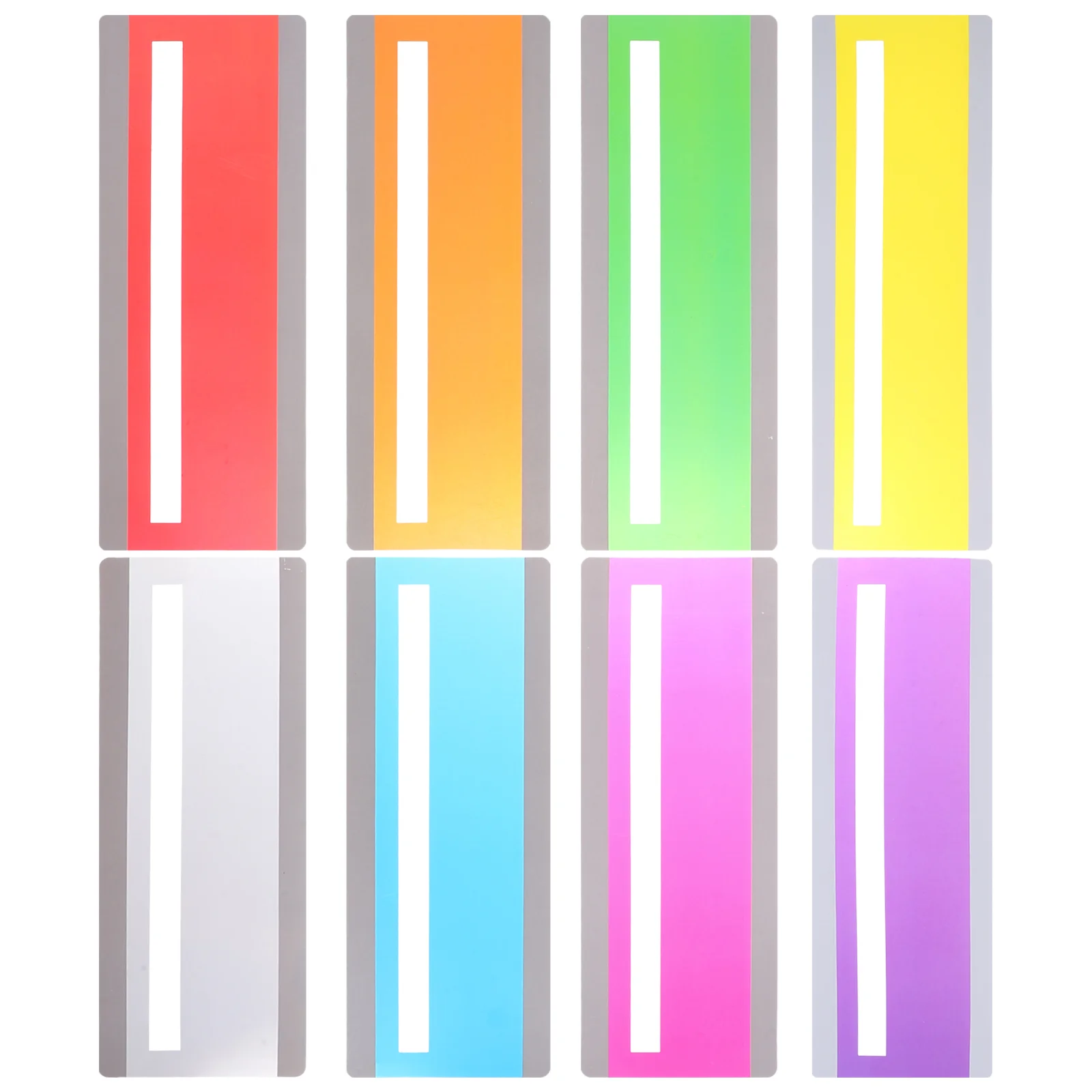 

8 Pcs Bookmark Read The Guide Colored Label Students Strips Highlight Bookmarks Reading Tracking