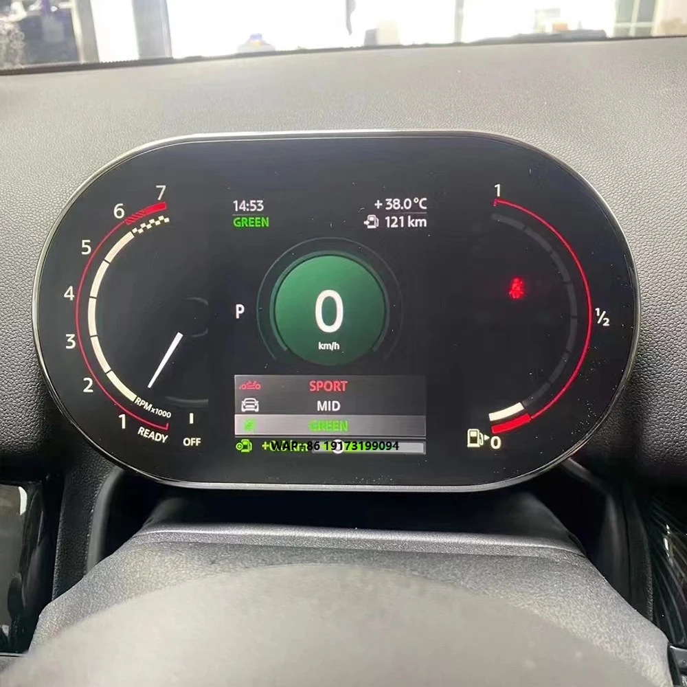 Panel Instrumen Digital 7 Inci Virtual Cockpit untuk Mini 2014-2023, Layar LCD Multimedia Mobil, Speedometer