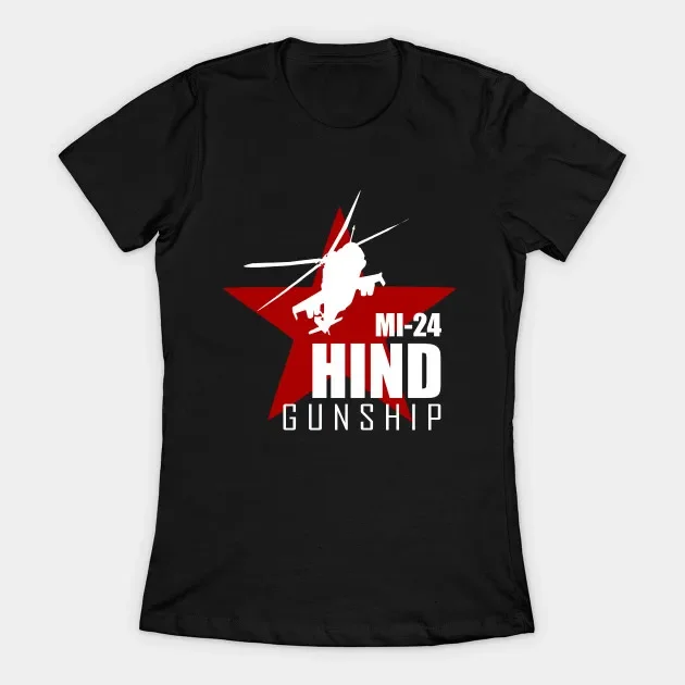 

Helicopter Gunship MI-24 Hind Women's T-Shirt