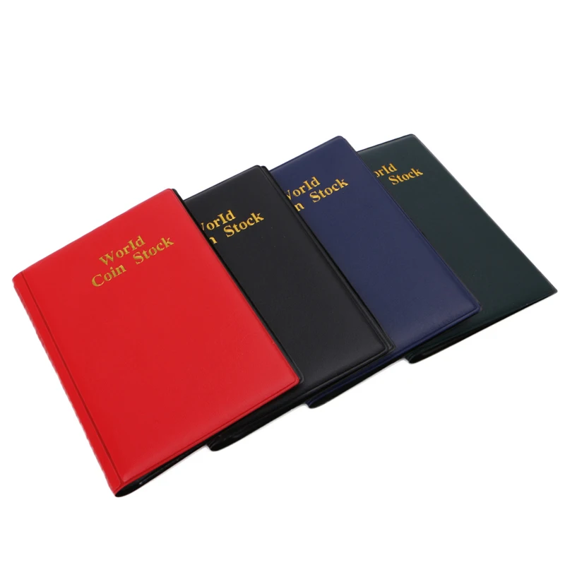 Coin Collecting Book with 120 Secure Pockets 10 Each Holding 12 Items Up to 28mm Diameter for Numismatists and Enthusiasts