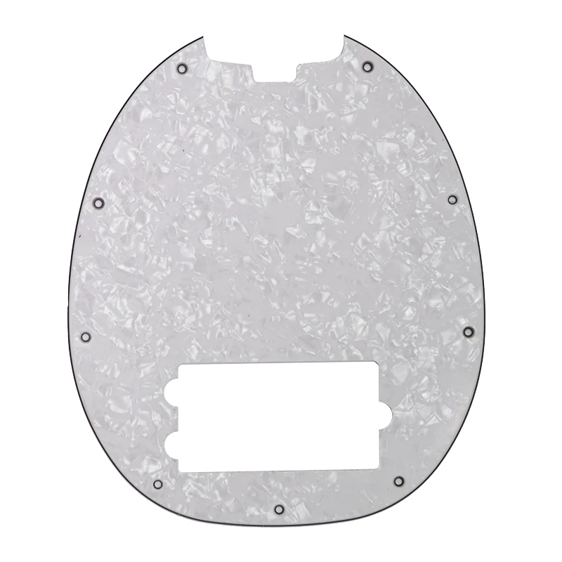 MM Bass Style Pickguard Anti-Scratch Plate 3 Ply 9 Screws Hole with one Pickup Slot for OLP Bass Gutiar Multi Colour