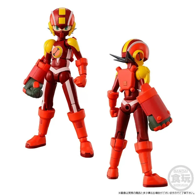 In Stock BADNAI Original Shokugan SMP Rockman EXE Heat Guts Wood Shield Anime Action Figures Toys for Boys Girls Kids Gift