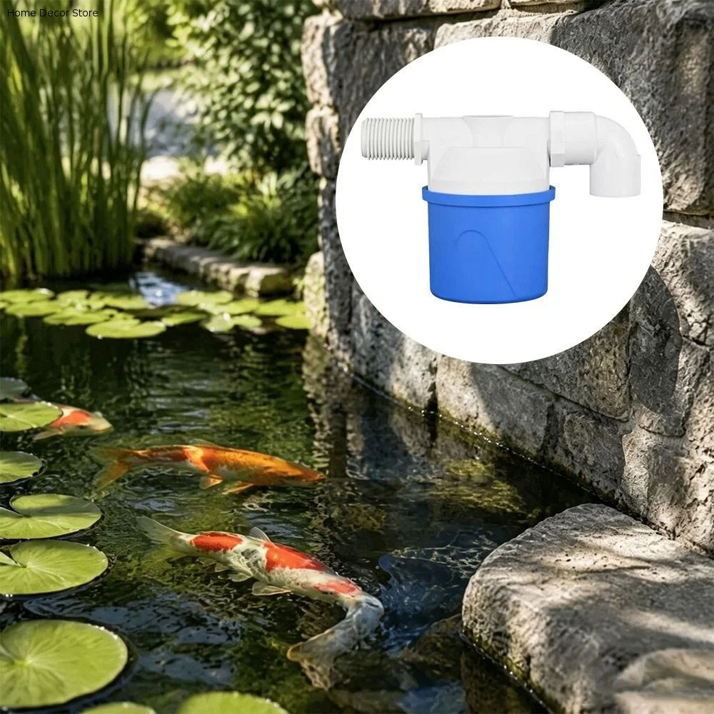 Detachable Automatic Stop Automatic Water Level Control Valve Adapter Quick Connect Float Switch Durable Thread Inlet Valve Pool