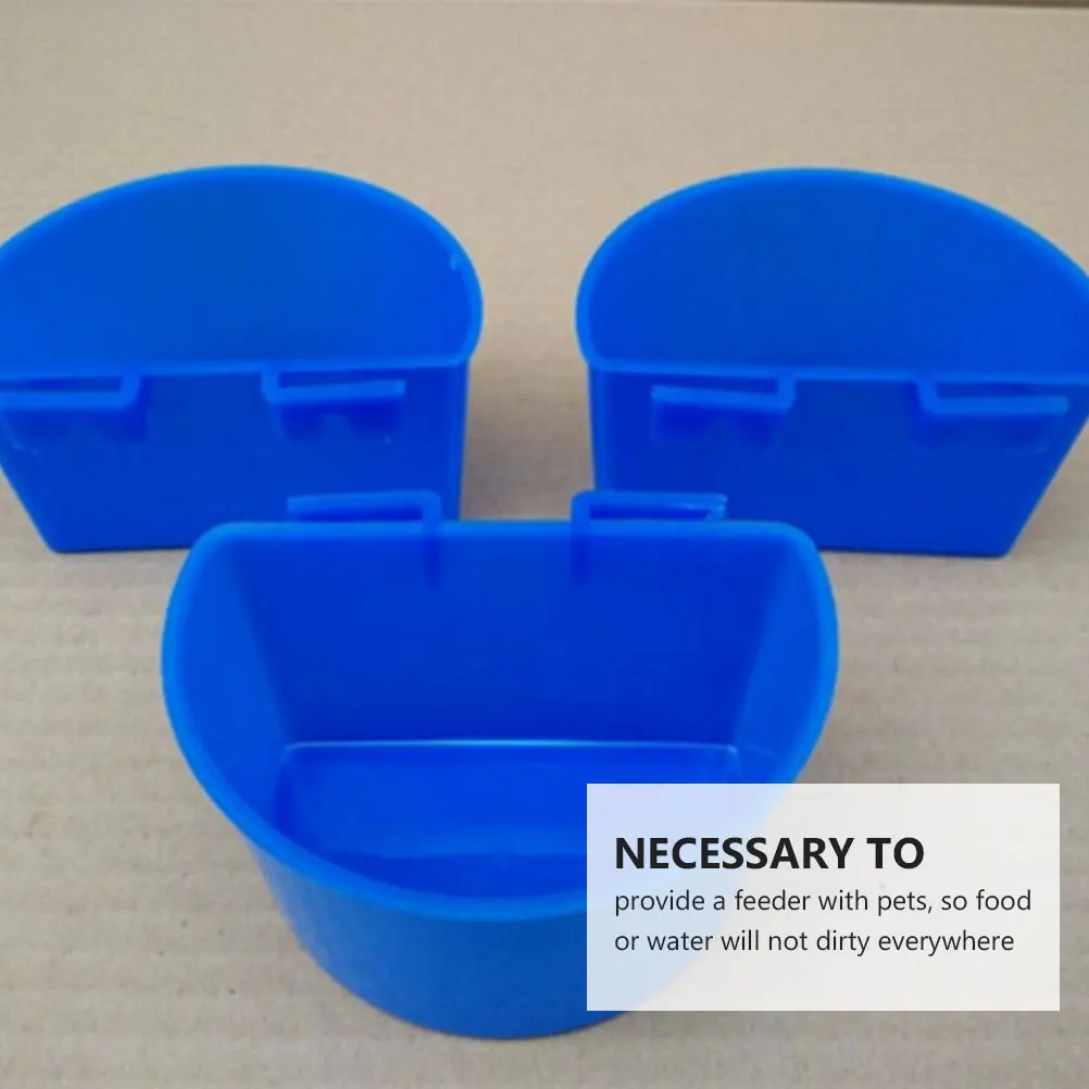 

10 Pcs Health Sand Cup Cage Feeder Pigeon Water Bird Cups Bowl Drinking Fountain