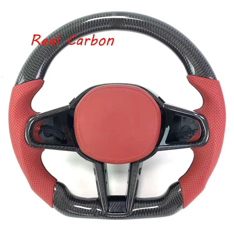 

For BMW CS M3 M4 G20 G31 G80 F20 2018-2024 Sport Style Carbon Fiber Steering Wheel Car Modified Part