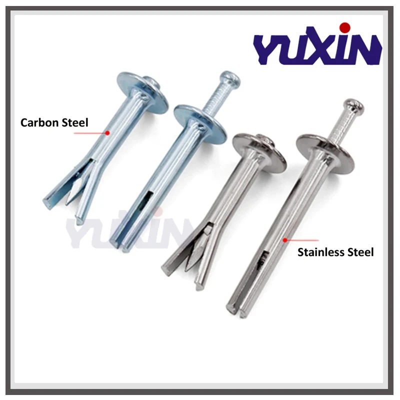 مطرقة محرك دبوس مرساة الصلبة جدار الإطار تحديد المكونات مع المسامير ، M6 مطرقة محرك مسمار في مرساة للخرسانة والبناء والطوب