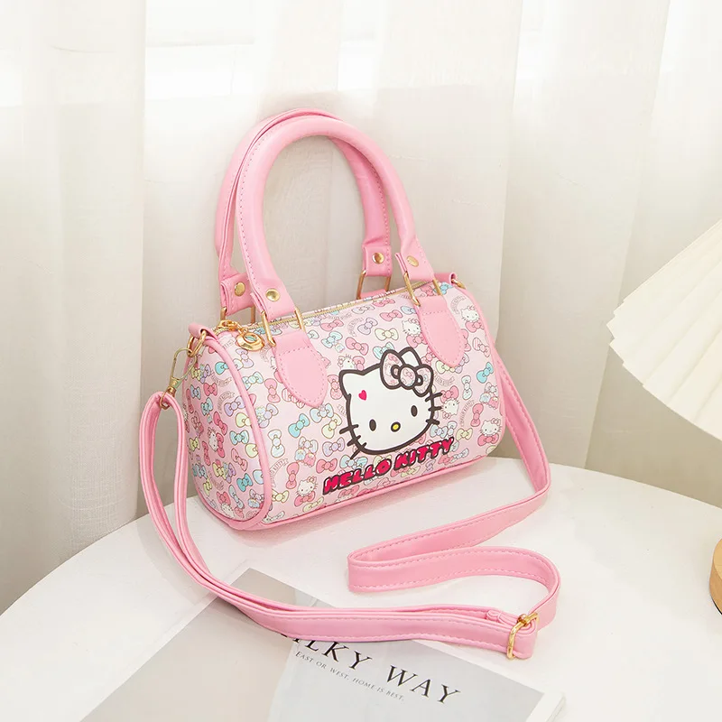 Sanrio Hello Kitty Korean Version Trendy Cartoon Handbag New Versatile Single Shoulder Crossbody Bag Women's Commuting Handbag