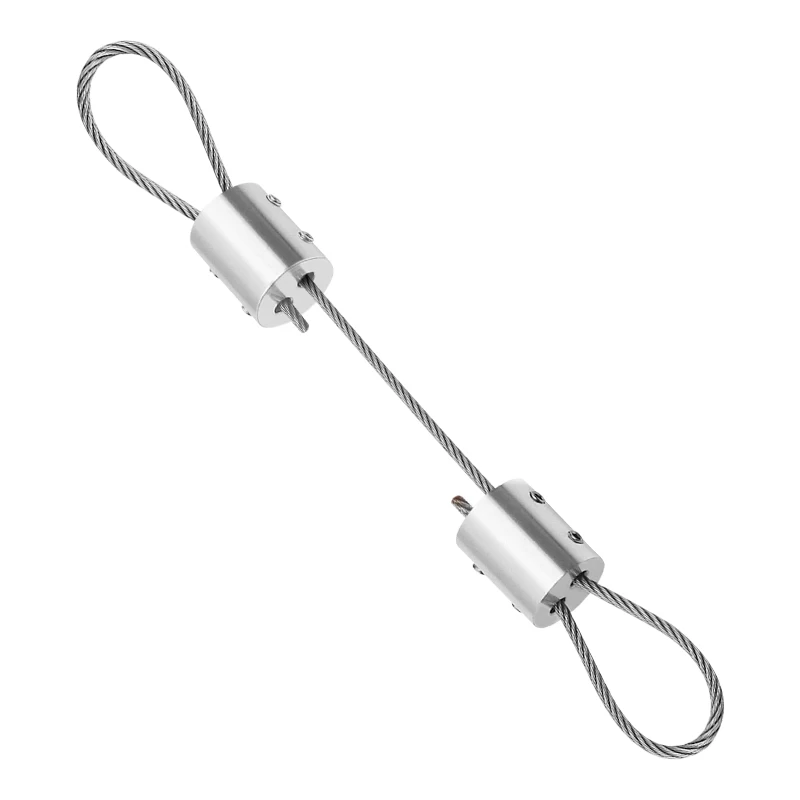 2mm stainless steel cable, adjustable steel cable, adjustable clamps at both ends suitable for hanging pictures/potted plants