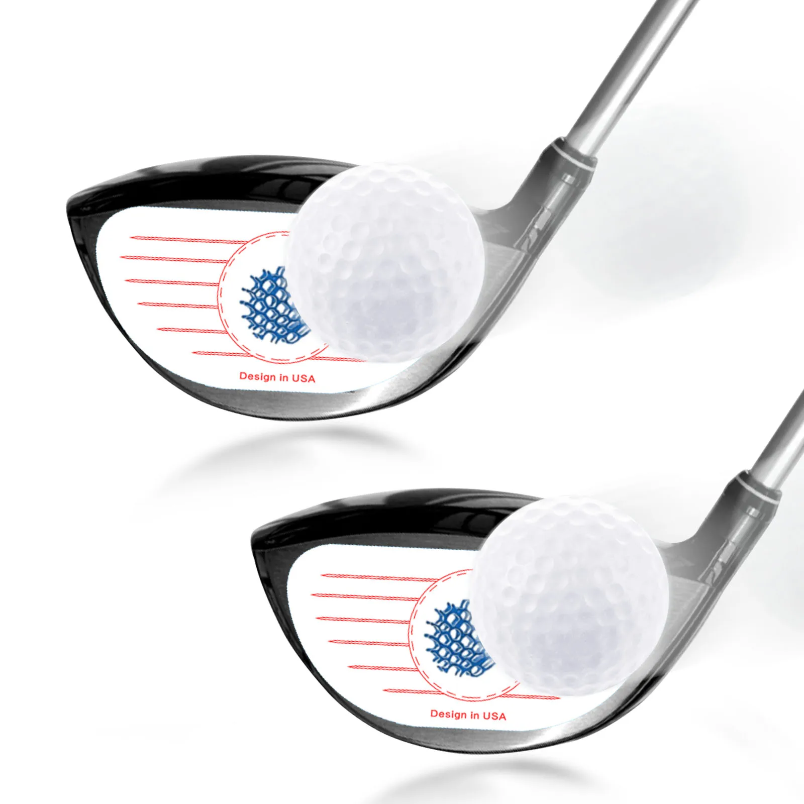 125/250P Golf Club Impact Tape Stickers Etiketten voor Driver Woods Irons, Ball Hitting Recorder Trainingshulpmiddelen voor Swing Practice