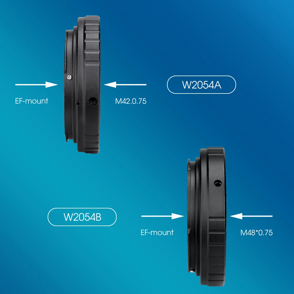 SVBONY Adapterring M42 auf Canon EF Port SLR-Kamera (T2-EOS), M48 auf Canon EF Port SLR-Kamera (M48-EOS) – Detail 2
