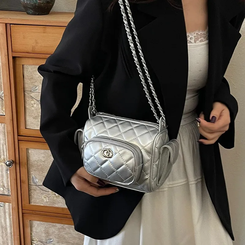 

Women Crossbody Bag Leather Handbag By Luxury Brand Famous Designer Elegant Classic Ladies Popular Fashion