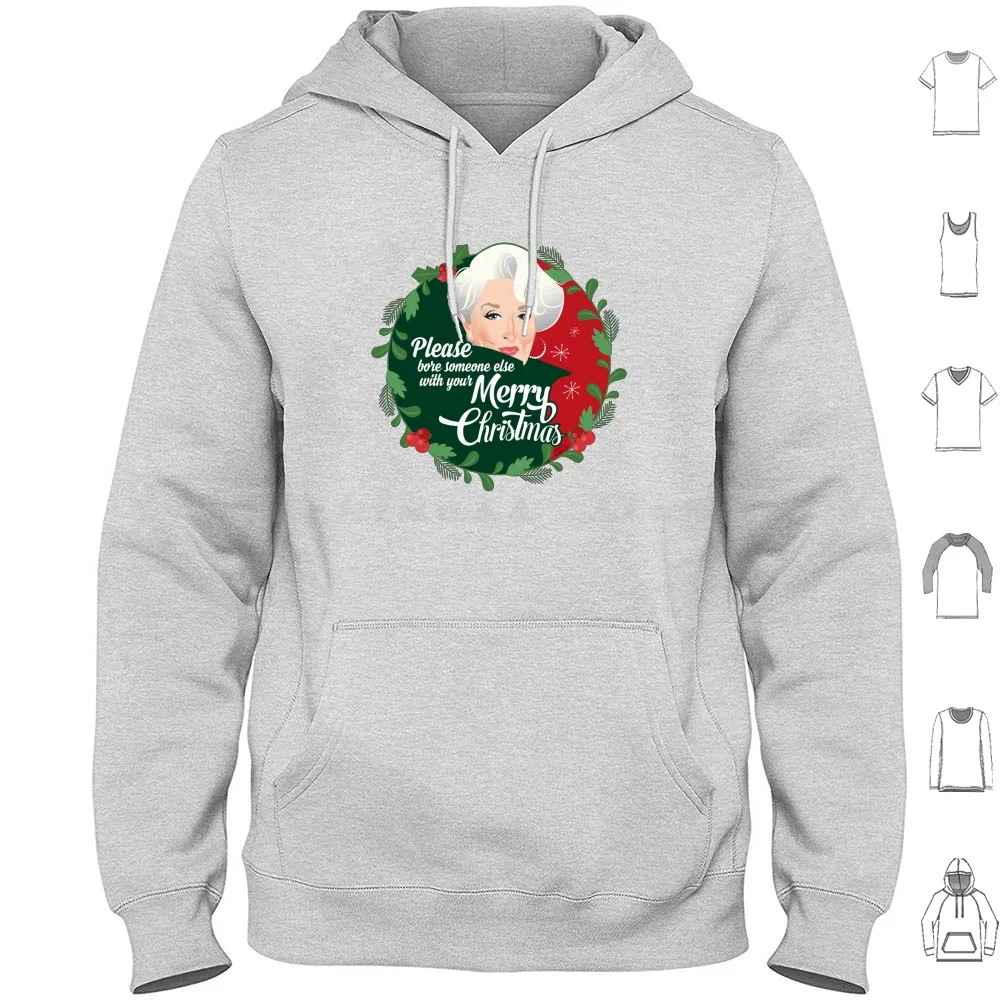 Miranda Christmas Hoodie Cotton Long Sleeve Alejandro Mogollo Art Alemogolloart Alejandromogolloart Hollywood Movie Comedy