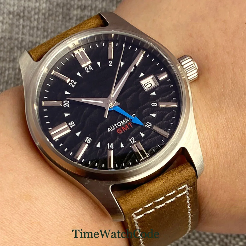 Tandorio GMT Automatic Mechanical Watch for Men NH34A Diving