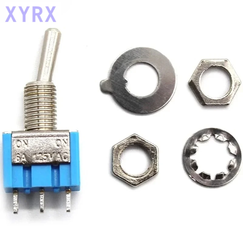 In spot 10PCS Toggle Switches Mini 3Pin 6Pin ON-ON/ON-OFF-ON ower Button Switch Car MTS-102 MTS-103 MTS-202 MTS-203