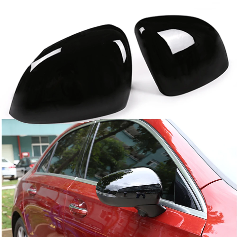 

Car Rearview Mirror Cover Side Mirrors Decoration Trim For Mercedes Benz A-Class W177 A180 A200 2019 2020 2021 2022 Gloss Black