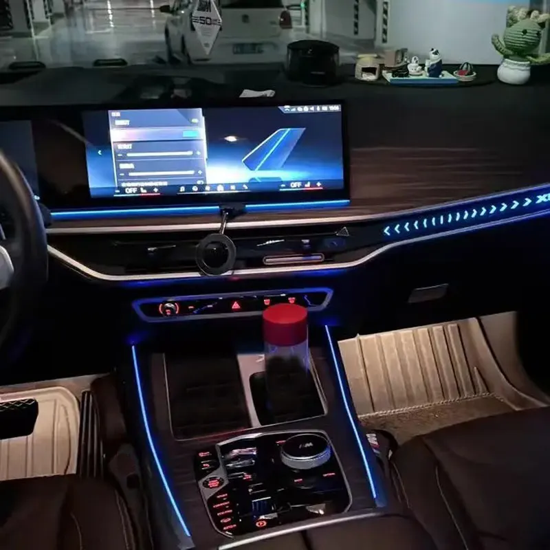 LED für BMW Instrument Umgebungsbeleuchtung für BMW 2/3/4/7 Serie X5 X6 X7 M3 M4 G20 G22 G80 G82 Gebogenes Display Umgebungsbeleuchtung – Detail 14