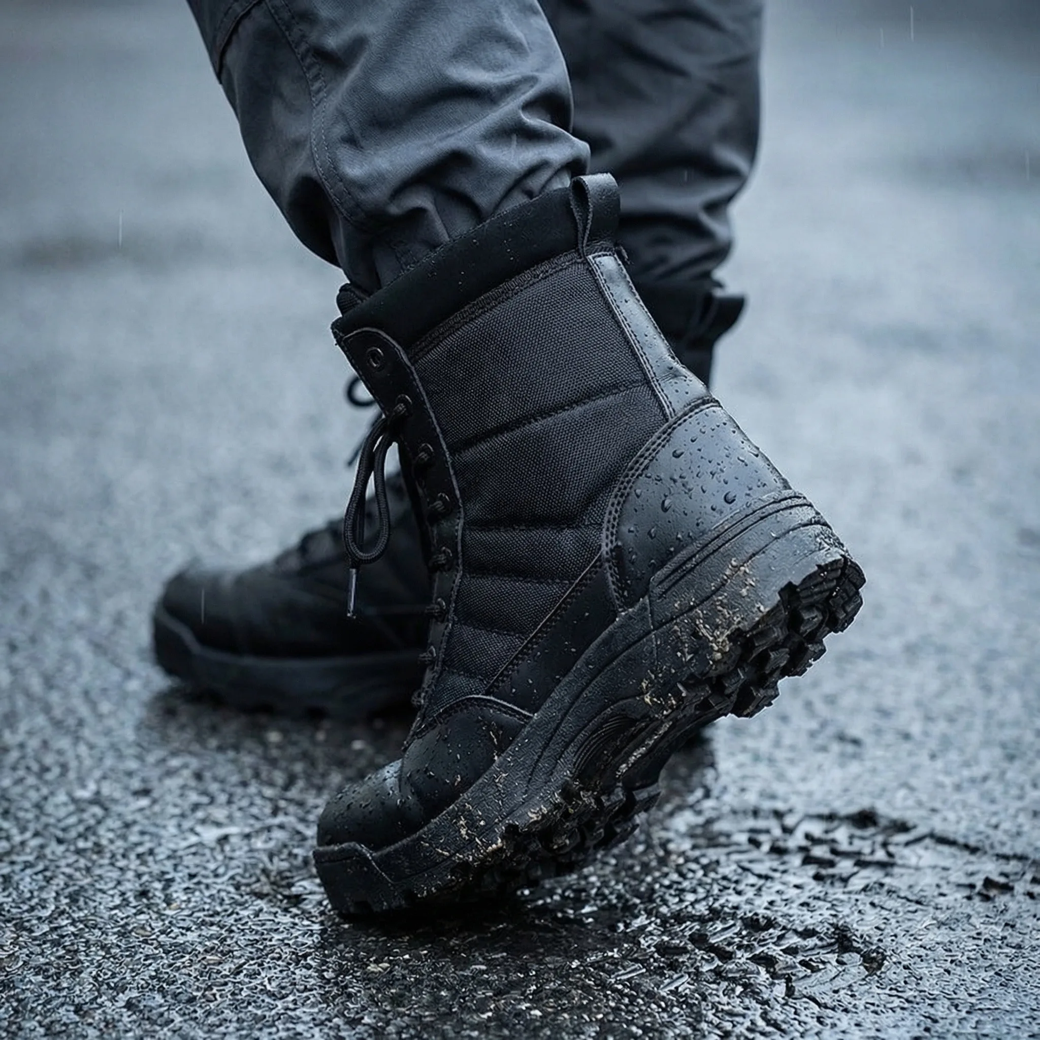 

Tactical Boots Men Boots Special Force Desert Combat Boots Outdoor Hiking Boots Shoes Men Work Safty Shoes