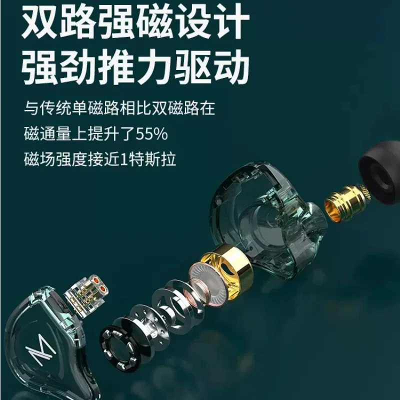In Stock Hot Trn Mt1 Dynamic Driver In Ear Wired Earphone Heavy Bass Gaming Headset For Android Phone