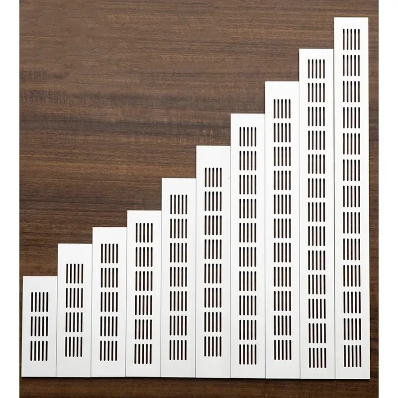 50/80mm di larghezza prese d'aria foglio perforato presa d'aria in lega di alluminio foglio perforato piastra web griglia di ventilazione prese d'aria foglio perforato
