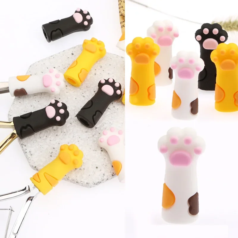 

1 шт., силиконовый защитный чехол для дизайна ногтей, щипцы для кутикулы, ножницы для омертвевшей кожи, инструменты для маникюра и педикюра, кошачий коготь