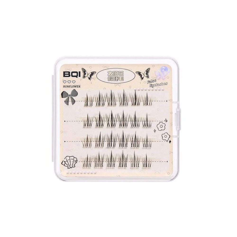 

Fashion Segmented Clusters False Eyelashes Fluffy Makeup False Eyelashes DIY Slender Fake Lashes Party