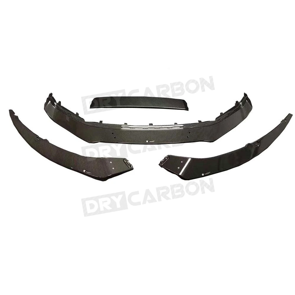 Carbon Fiber Front Bumper Lip Spoiler Splitters Aprons For Audi R8 2015-2018 Head Chin Shovel Protector 4 PCS