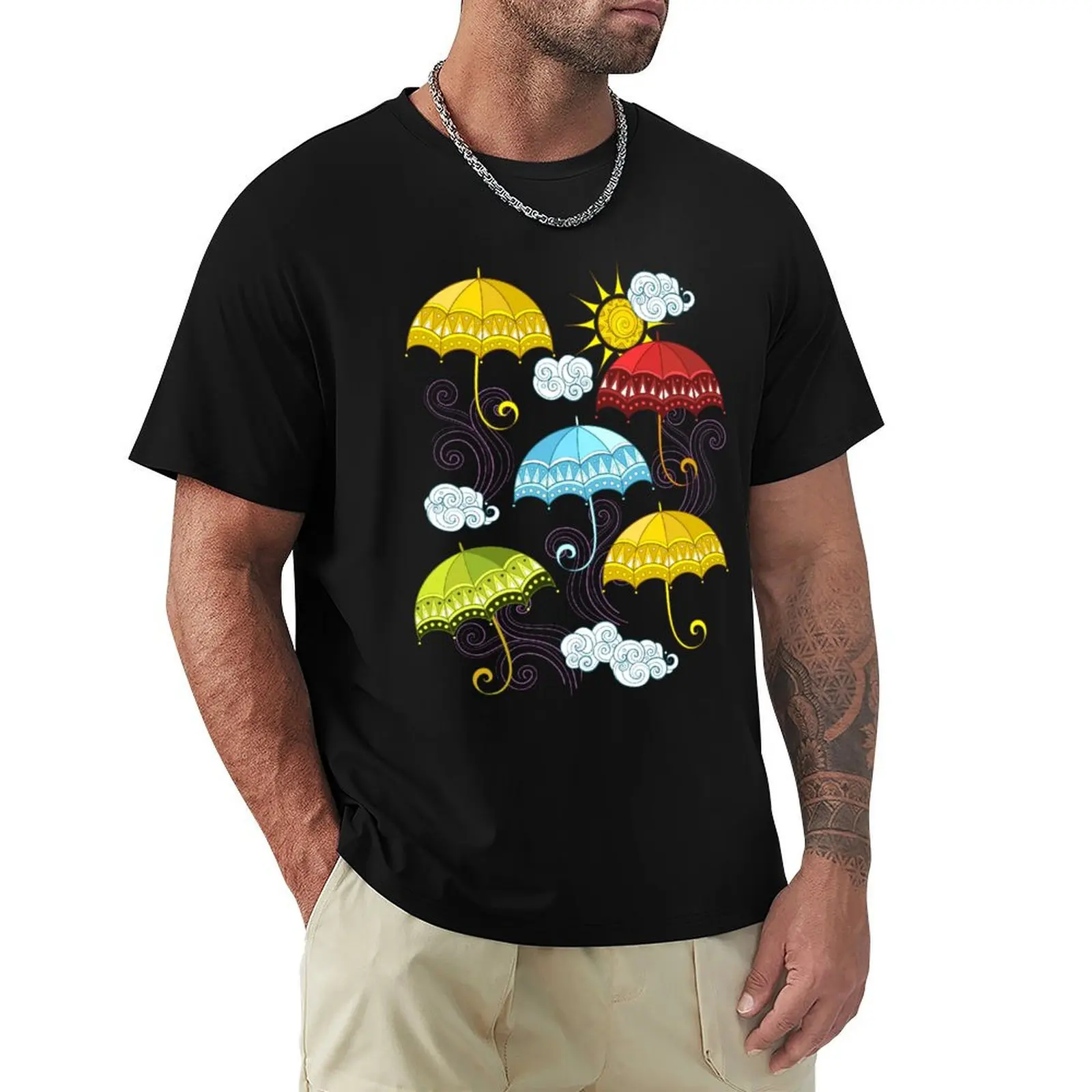 Fairytale Weather Forecast Print T-Shirt man graphic t shirt T-Shirt