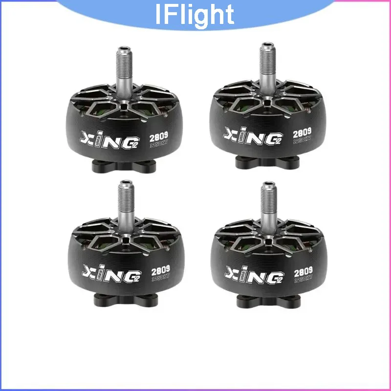 

Мотор iFlight XING2 2809 800KV 1250KV 4-6S, титановый вал 5 мм, изогнутый магнит N52H, подшипник NSK для FPV-дронов 7-8 дюймов, для дальних полетов и синелифтеров