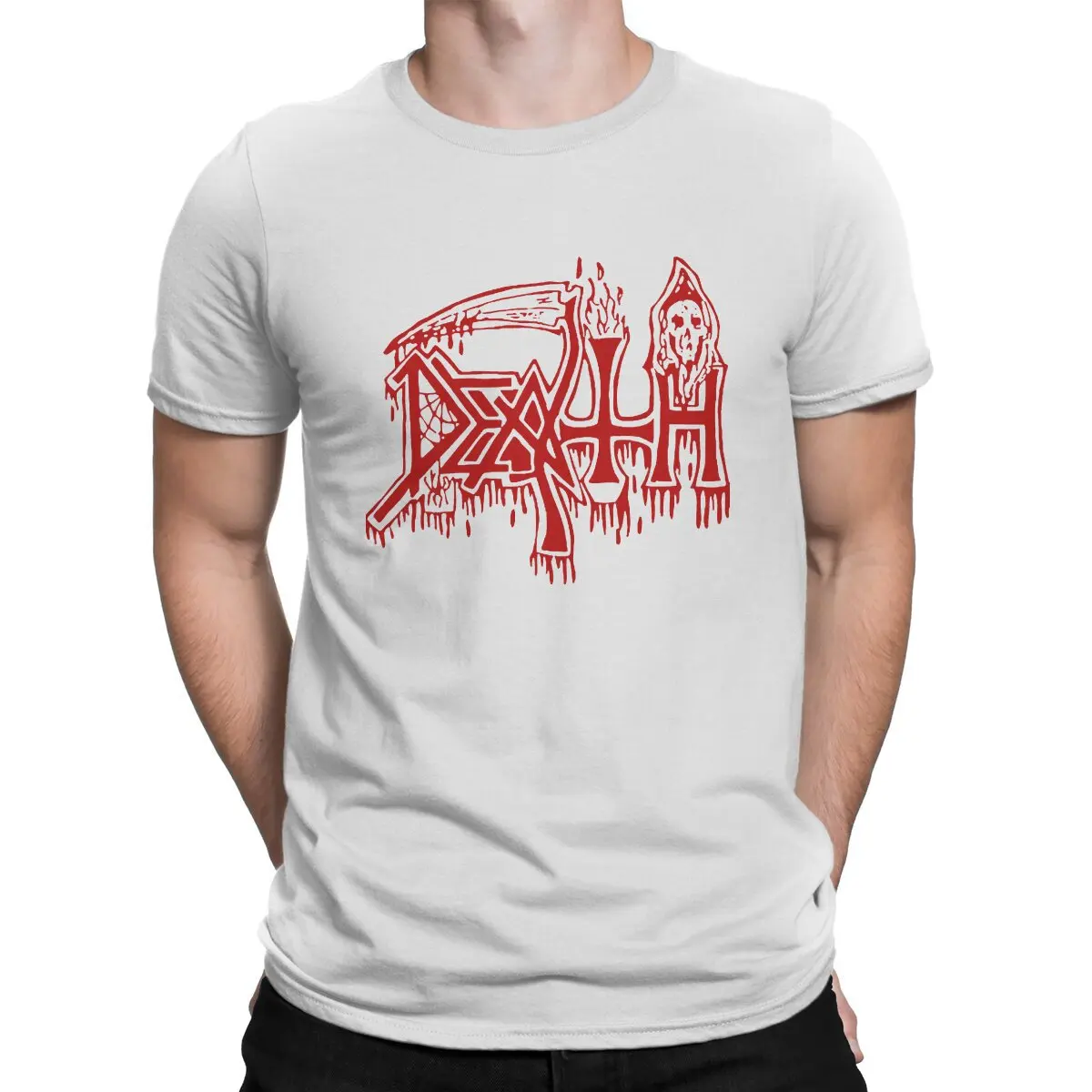 

2024 Summer Hot Sale Men's T-Shirt Humorous The Representative Band of Death Metal T-Shirts Men