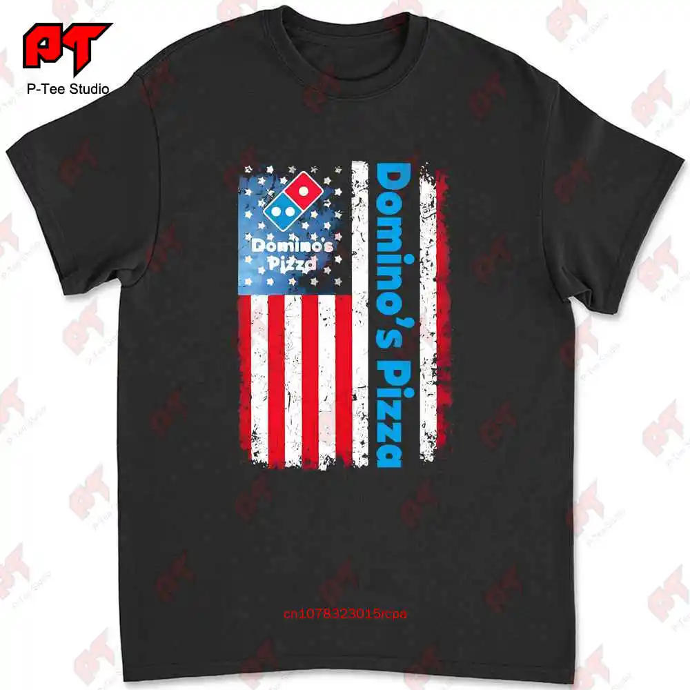 Domino’S Pizza American Flag T-shirt BPDT