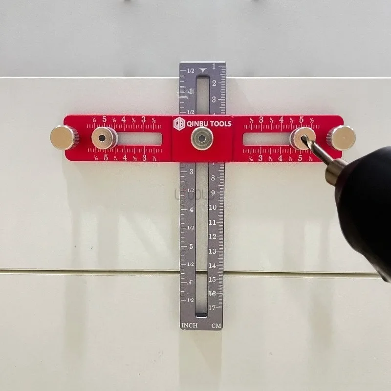 

Ручка из алюминиевого сплава, локатор для сверления, ящик, дверная ручка шкафа, установка вспомогательного инструмента, деревообработка, прецизионный открывалка для отверстий