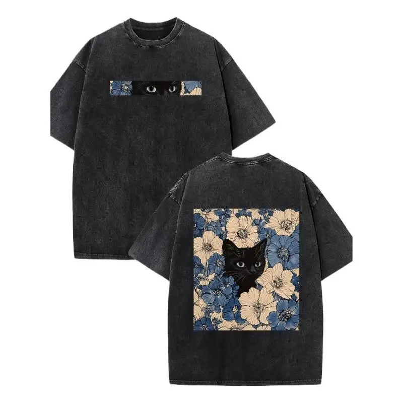 T-shirt Y2k à manches courtes et col rond pour homme, vêtements pour homme, nouveau haut, t-shirts p