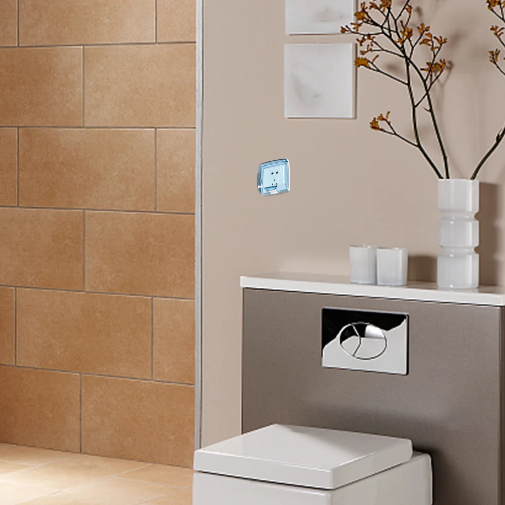 

4Pcs Wall Socket 86 Type Waterproof Easy Operation Bathroom Kitchen Protection Outlet Covers