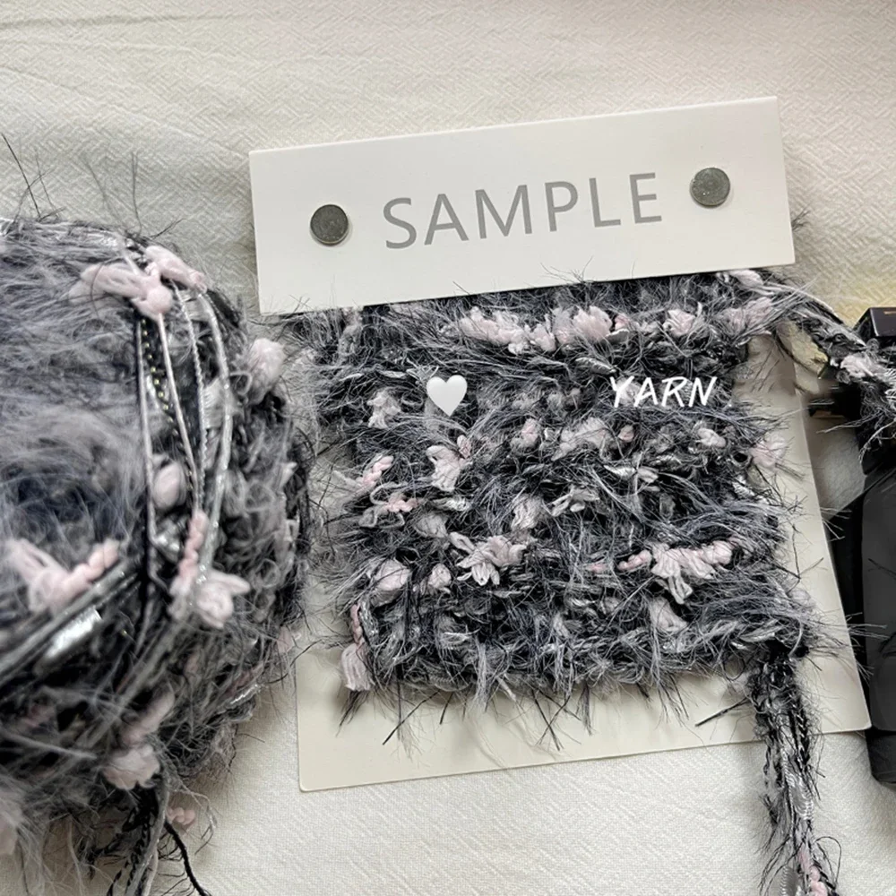 

GGE Mint Chocolate 100g Hand Knitted Features Hand Mixed Wire Wool Bag Hair Card Bag Scarf Knitted Wire DIY Decoration