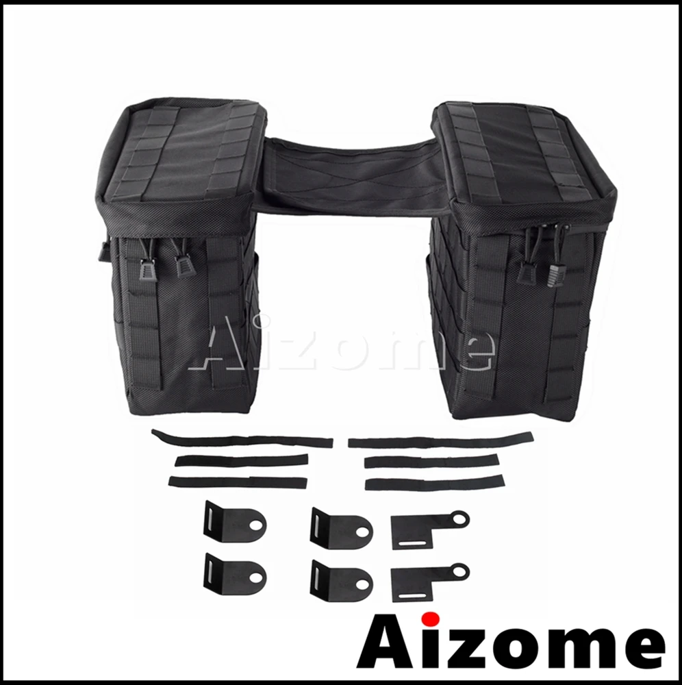 Waterproof Motorcycle Side Saddlebags Outdoor Rider Tool Travel Storage Saddle Bags For Harley Softail Dyna Sportster 1200 883