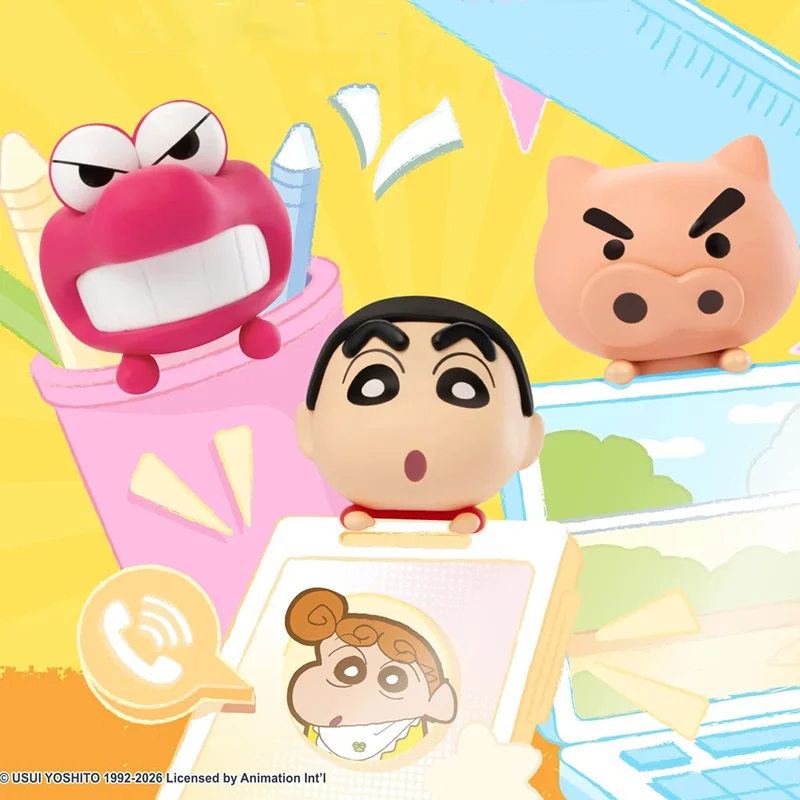 

NEW Genuine Crayon Shin chan Series Blind Box Cartoon Figure Collection Desktop Mobile Phone Decorative Ornaments Mystery Box