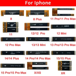 LCD Display Test Flex Cable For Iphone 15 14 13 12 Pro Max  X XR XS Max 8 Plus 3D Touch Screen Digitizer Extension Test Flex