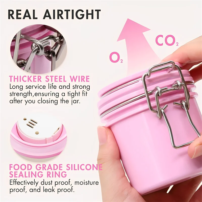 رمش الغراء خزان مع درجة الحرارة والرطوبة مانعة للتسرب حامل تخزين جرة المهنية رمش تمديد أدوات ماكياج