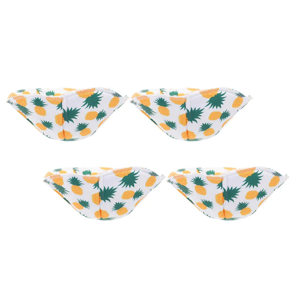 

4Pcs Microwave Bowl Resistant Insulated Soup Bowl Holder Washable Non-Slip Kitchen Gadgets for Hot Food Protection