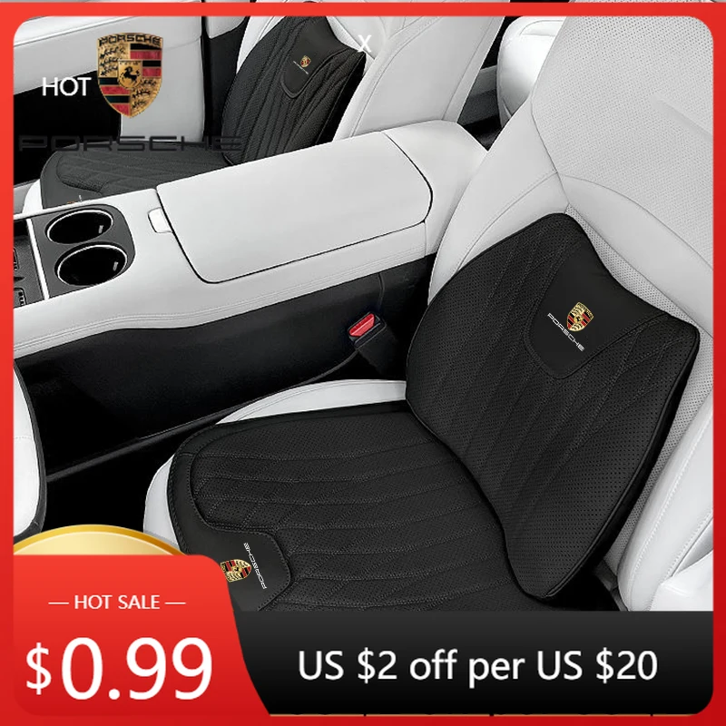 

Наклейка на автомобиль для Porsche: подушка для сиденья, поддержка поясницы, подушка для бедер для Porsche Panamera, Taycan, 911, 718, Macan, Cayenne, Boxster