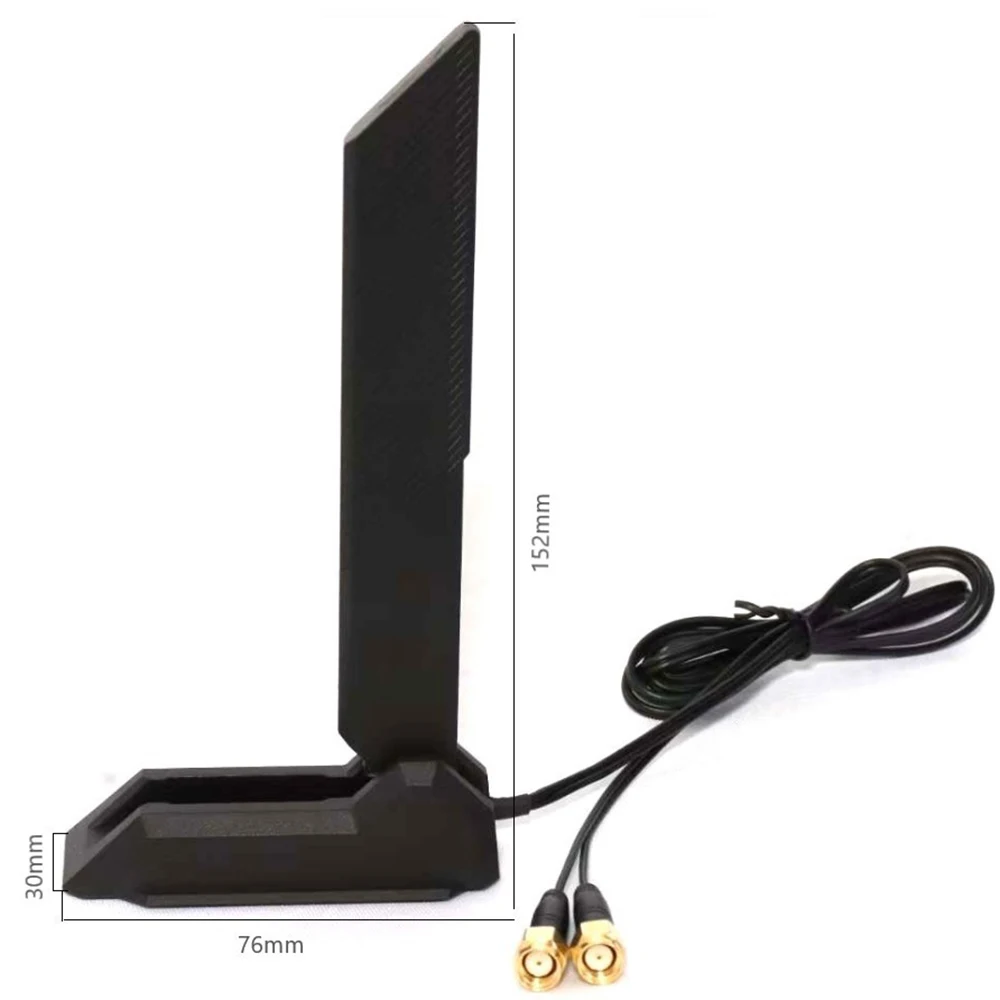 Imagem -03 - Roteador Wifi Externo Antena de Placa de Rede para Asus Rog B660 H670 M13h Z690 Placa-mãe rf 12 m 2t2r 2.4g 5g 6g Wifi6e