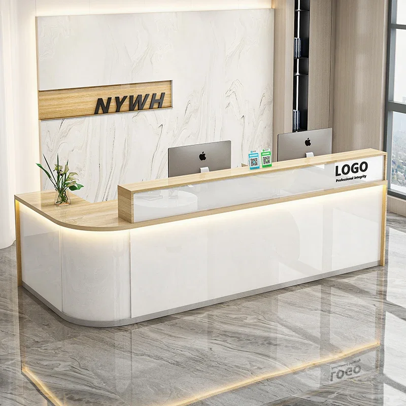 

Beauty Restaurant Tables Office Desk Lectern Bar Wooden Podium Mobile Checkout Counter Executive Mostrador Unique Furniture