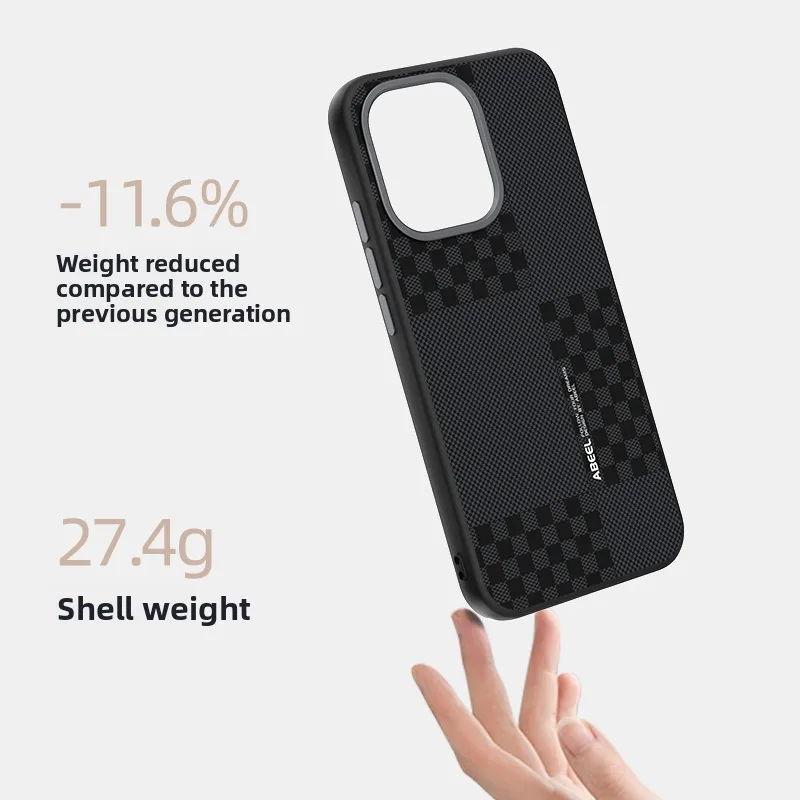 Magnetic Wireless Charging Case For OPPO Reno15 Pro Checkered Texture Bumper Shockproof Cover For OPPO Reno 15 Pro Ultra Funda