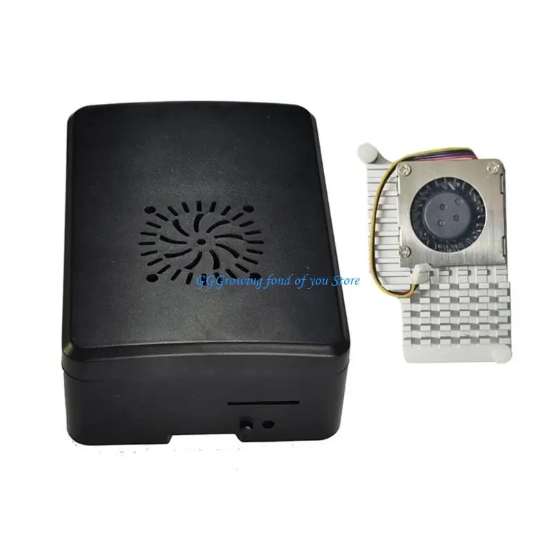 Vỏ bảo vệ H9EB với tản nhiệt quạt làm mát chủ động tùy chọn cho RPI 5