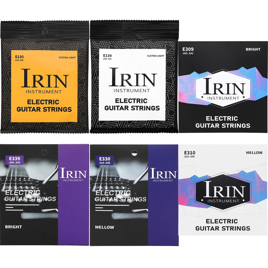 IRIN Electric Guitar Strings Hexagonal Alloy Strings Beginners Professional Practice Strings Electric Guitar Accessories & Parts