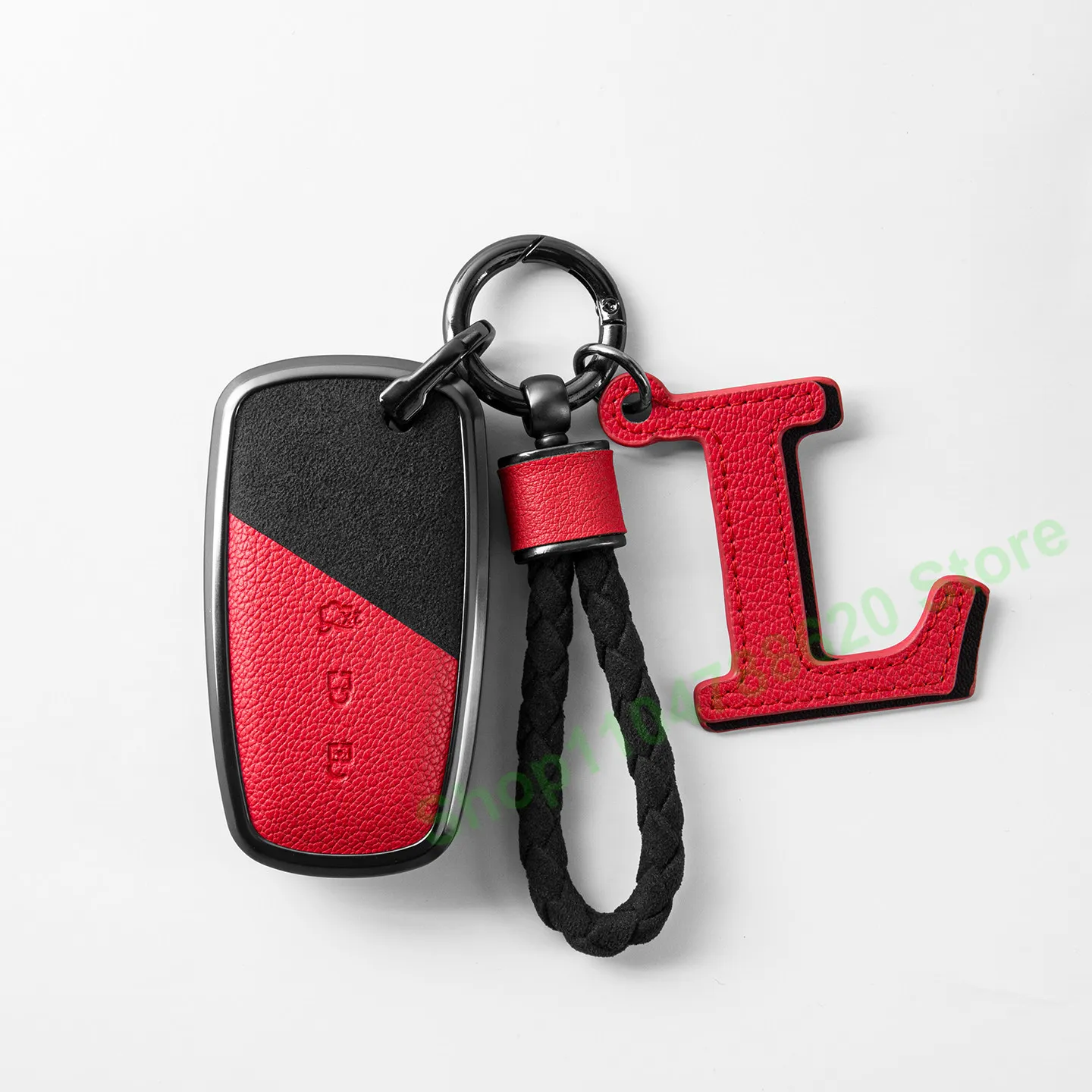 Car Key Case Cover For Lincoln NavistarAdventurerAviatorNavigatorContinental Lincoln ZMKZ/X/C Keychain Zinc Alloy Leather