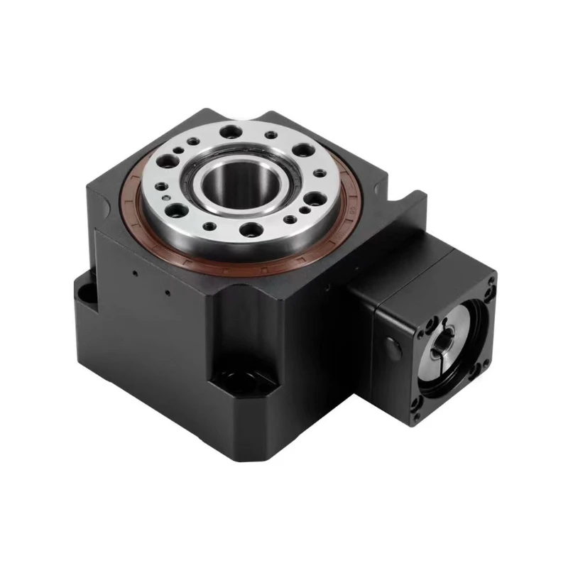 120 gear reducer Hyperion gear 90 right angle central control rotary table electric indexing plate high torque and low wear