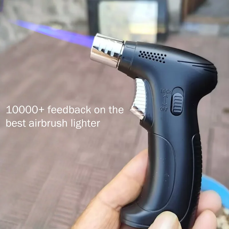 Encendedores de pistola de pulverización de Gas, encendedor de antorcha de mano a prueba de viento, encendedores creativos de alta temperatura, encendedores multifunción Premium