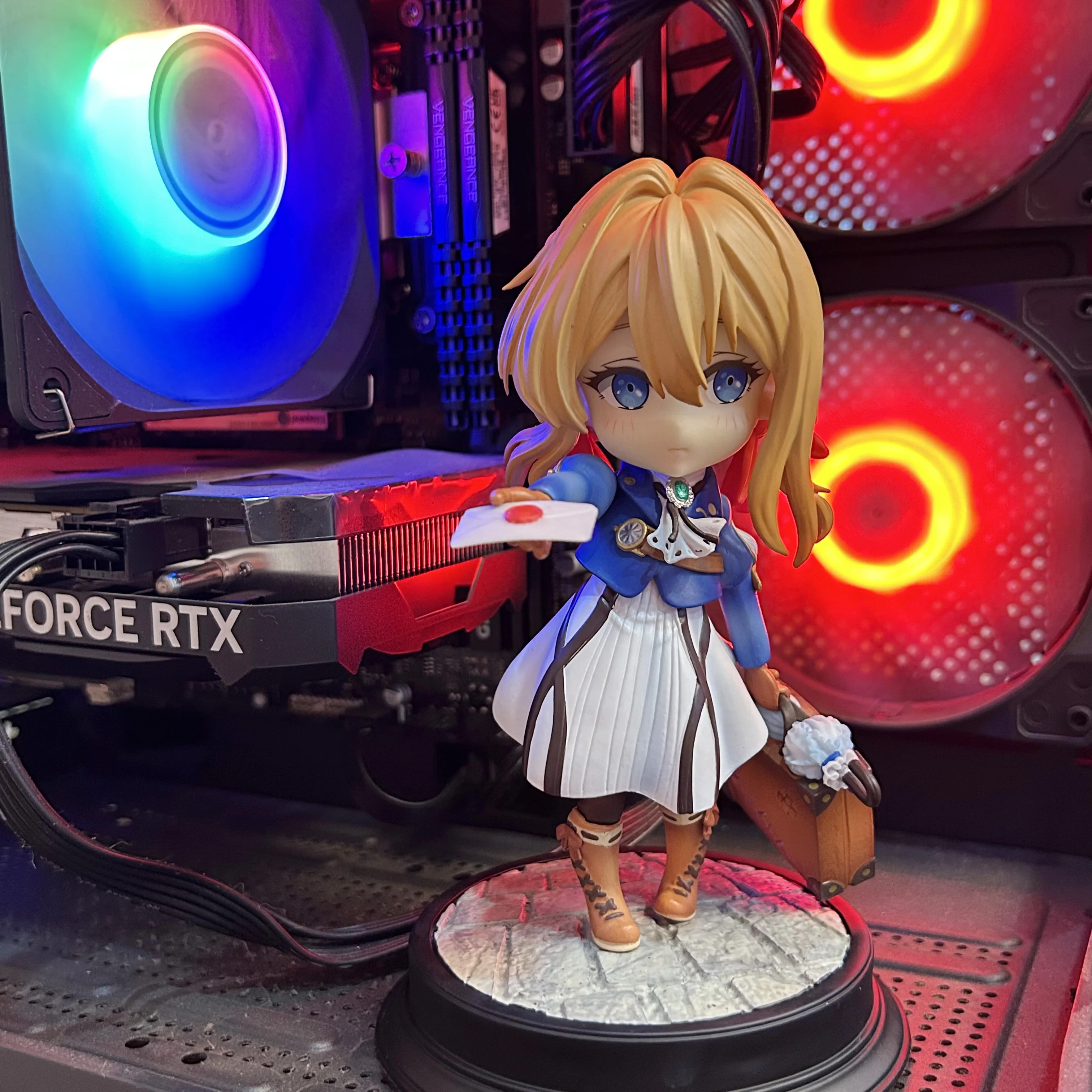 

Violet Evergarden Figure Q Version Cute Girls Anime Figures Statue Model Collection Doll Room Decoration Toy Kid Christmas Gifts